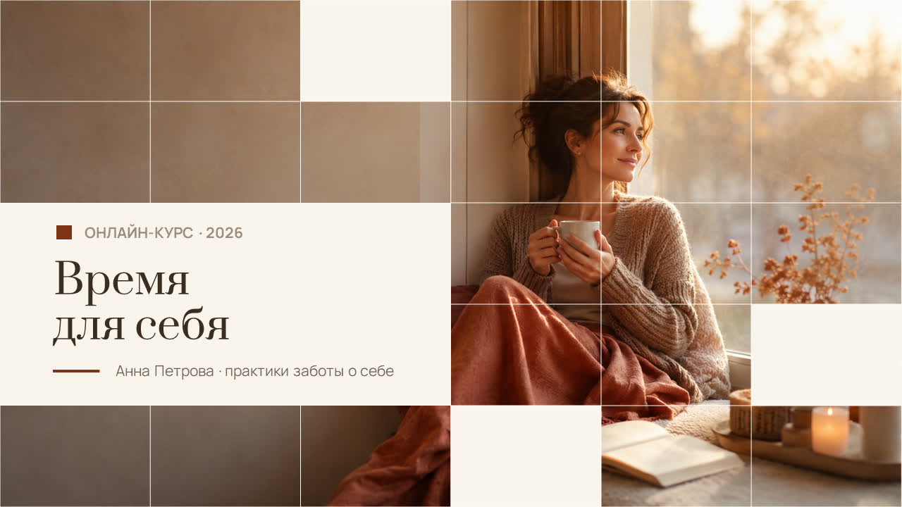 Первый слайд шаблона «Сетка»
